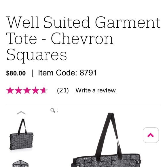 Thirty One Well Suited Garment Bag 